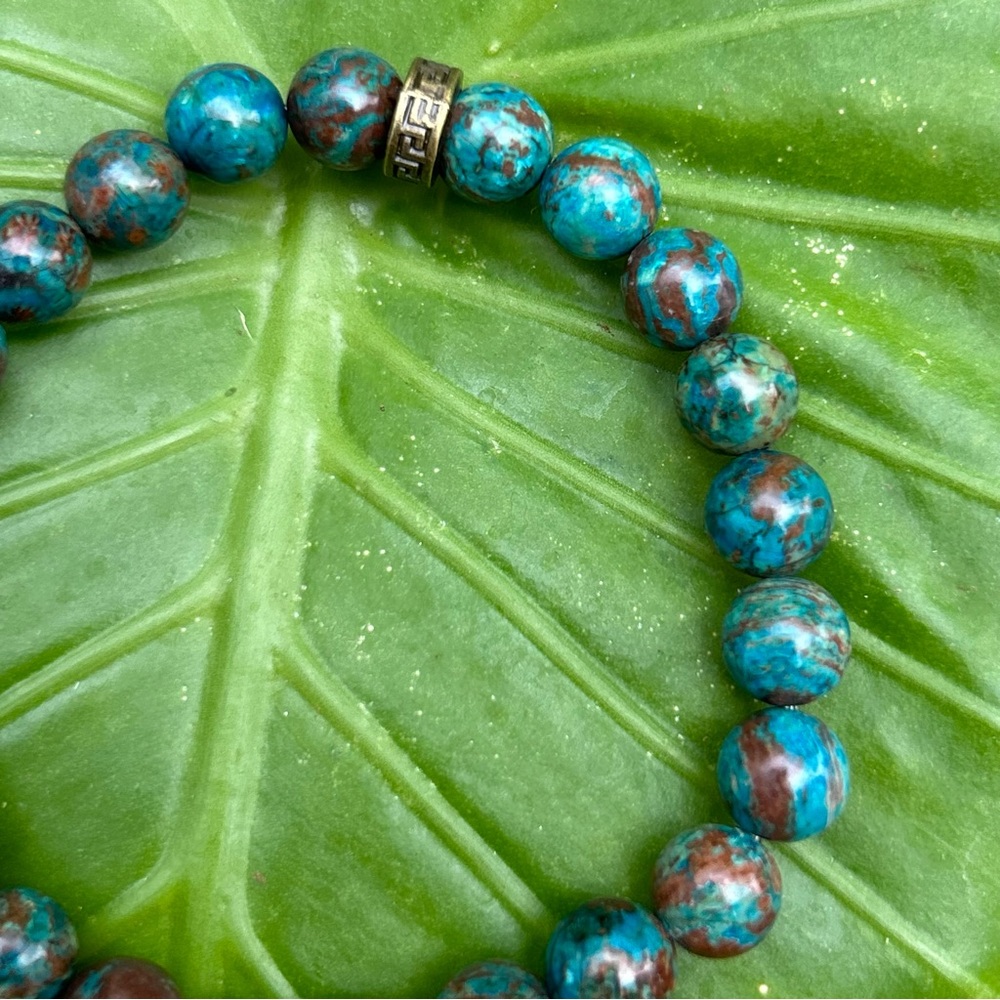 8mm Chrysocolla💧 - Picture 2 of 2